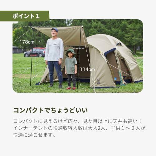 Whole Earth　アースドーム 240◆WE2KDA09◆3〜4人用 Amazon.co.jp: Whole Earth (ホールアース) アウトドア キャンプ
