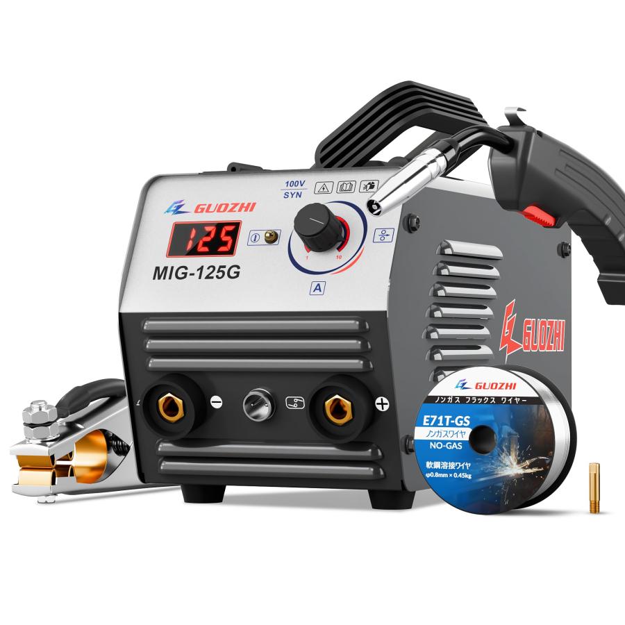 GZ GUOZHI 半自動溶接機 100v 溶接機 ノンガスワイヤー溶接 GZ GUOZHI 半自動溶接機 100v 溶接機 ノンガスワイヤー溶接