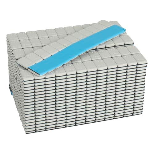 アイシンAISIN 自動車用 ホイールウェイト 鉄製 貼付タイプ バランスウェイト グレー5g刻み 計6kg ABWAZ-1001 タイヤ ホイ