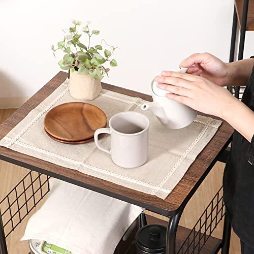 不二貿易 レンジ台 キッチンラック 幅51.5×41×高さ89.5cm ブラック