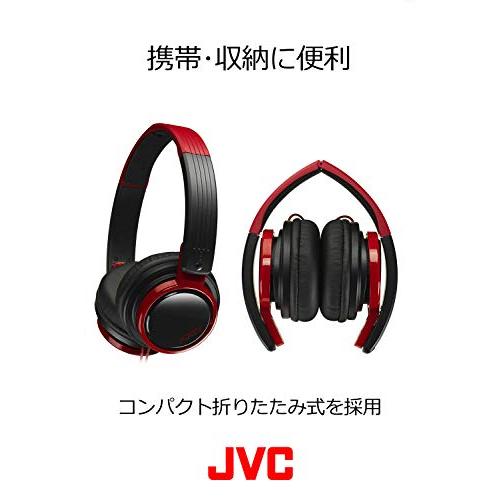 JVC HA-S200-BP 密閉型ヘッドホン 折りたたみ式 DJユースモデル