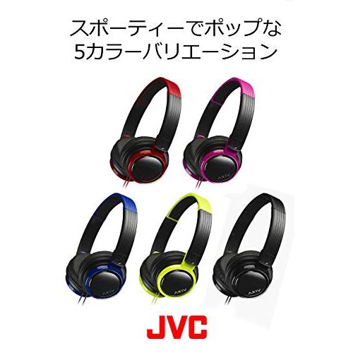 JVC HA-S200-BP 密閉型ヘッドホン 折りたたみ式 DJユースモデル