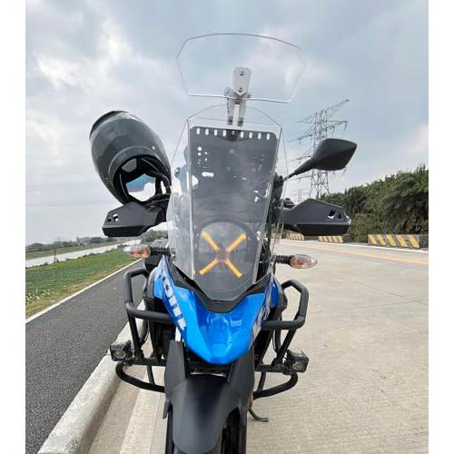 HENGTUAOTO バイクスクリーン スポイラーエアデフレクター ウインド