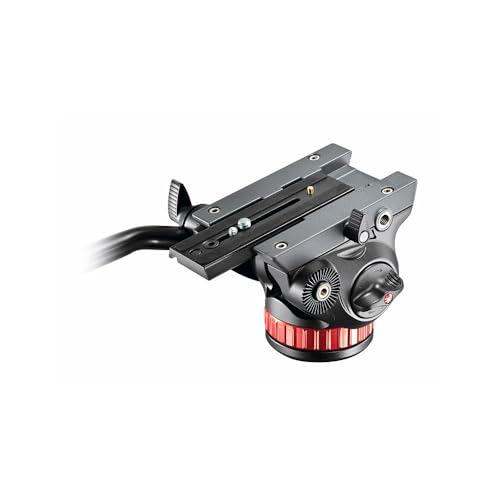 Manfrotto 2WAY雲台 プロフルードビデオ雲台 フラットベース アルミニウム製 MVH502AH