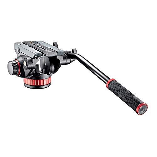 Manfrotto 2WAY雲台 プロフルードビデオ雲台 フラットベース アルミニウム製 MVH502AH