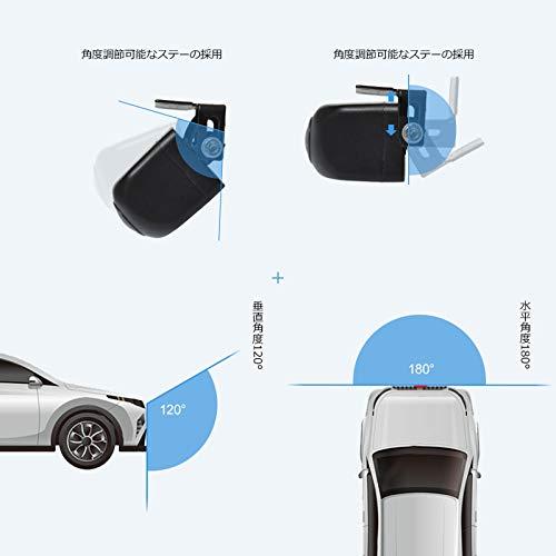 PARKVISION マルチビューバックカメラ フロントカメラ 広角 水平180