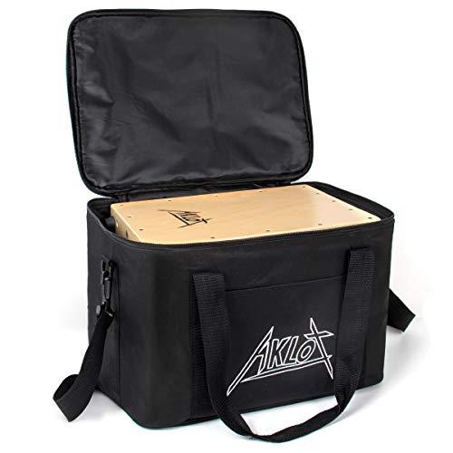 AKLOT カホン ボックスドラム Cajon 木製 パーカション 打楽器 ケース付き 内部調節可能なスネア 初心者・プロ 35.5*25.4*_7