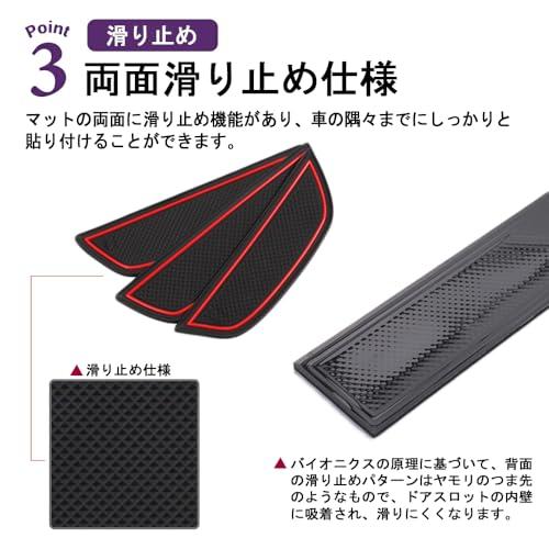 SAWAKAKI ホンダ N-ONE JG3 JG4 専用 インテリアラバーマット ドア