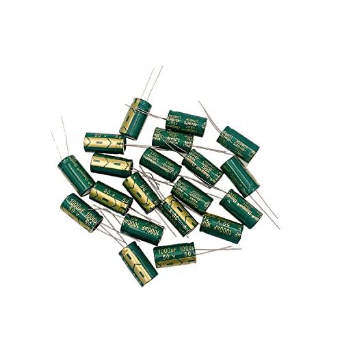 PENGLIN 10個 電解コンデンサ アルミ電解コンデンサー 50V 1000UF 105