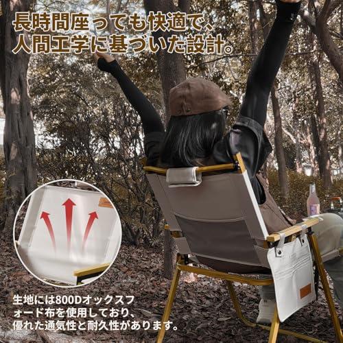 DesertFox アウトドア チェア キャンプ 軽量 折りたたみ 椅子 Lサイズ