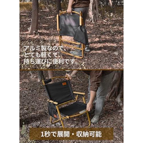 DesertFox アウトドア チェア キャンプ 軽量 折りたたみ 椅子 Lサイズ