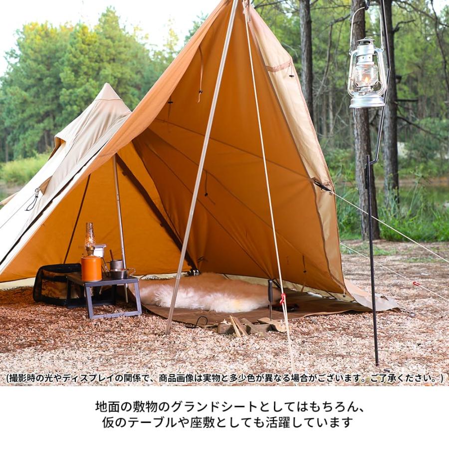 Soomloomキャンバスグランドシート テントシート レジャーマット