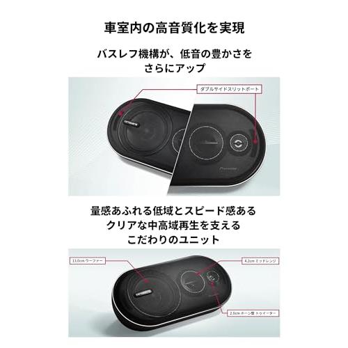 Pioneer スピーカー TS-X210 ボックススピーカー 3ウェイ