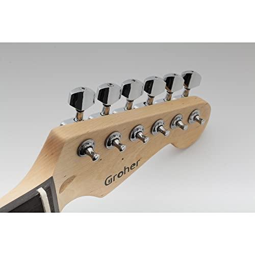 Musiclily 6連半密閉型ギター糸巻き ペグ スクワイアストラトエレキ