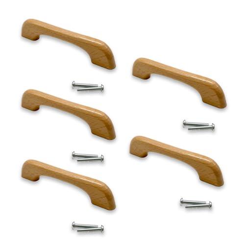 Happy Spring 取手 木製 5個セット c 12.8cm : あかるストア