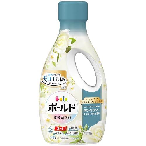 ボールド 柔軟剤入り 洗濯洗剤 液体 ホワイトティー＆フローラルの香り