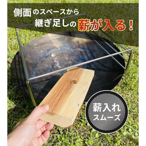 日本製18-8ステンレス製Coleman（コールマン）ファイアーディスク
