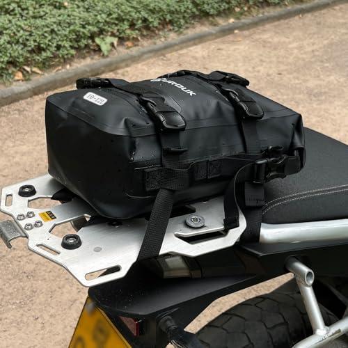 UROUK 6-8L ショルダーストラップ付き防水オートバイバンパーバッグ