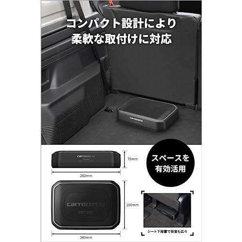 パイオニア スピーカー TS-WX140DA サブウーファー20cm×13cm 20cm × 13cmパワードサブウーファー TS-WX140DA ｜パイオニア公式