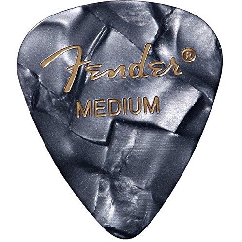 Fender 8色アソート 8枚各色1枚）ティアドロップ MEDIUM ギター ピック