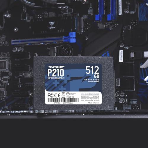 Patriot Memory P210 512GB SATA3 内蔵型SSD 6Gb/s 2.5インチ 7mm