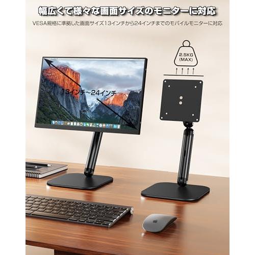 モバイルモニターアーム モニター スタンド VESAスタンド VESA規格対応