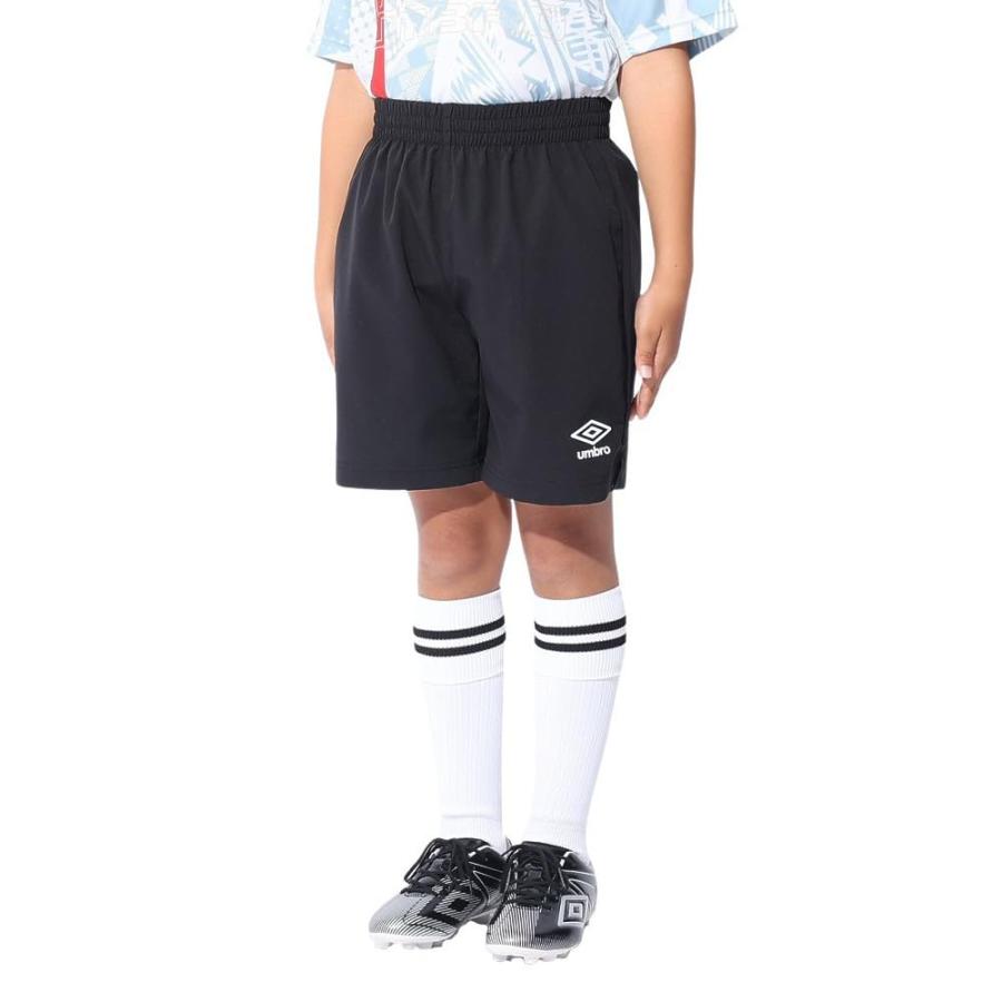 アンブロ ジュニア キッズ プラクティスパンツ ハーフパンツ サッカー フットサル ゲームパンツ 吸汗速乾 ストレッチ 男女兼用 子供 シンプル