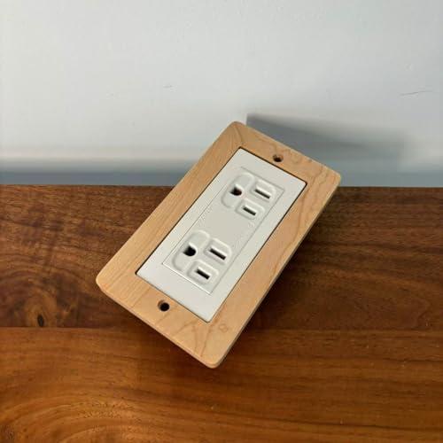 コンセント　スイッチカバー　天然木　新品未使用 スイッチ カバー 電気 コンセントカバー コンセントプレート
