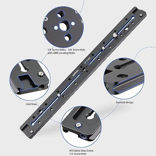 LEFTFOTO 400mmロングクイックリリースダブルダブテールスライドレール