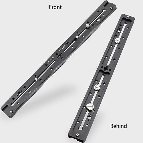 LEFTFOTO 400mmロングクイックリリースダブルダブテールスライドレール