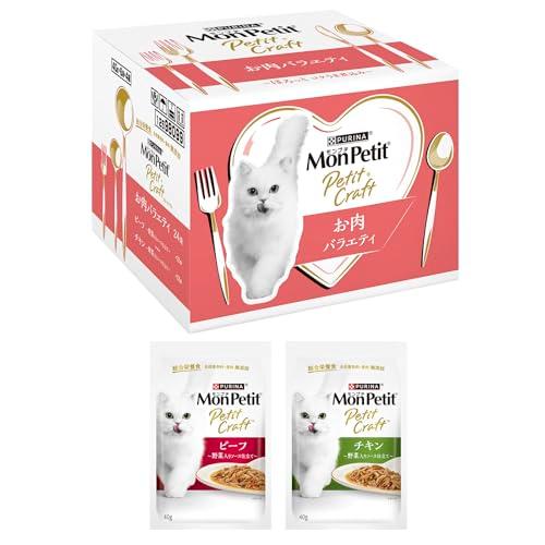 モンプチ プチクラフト パウチ お肉バラエティ 24袋入 : あかる