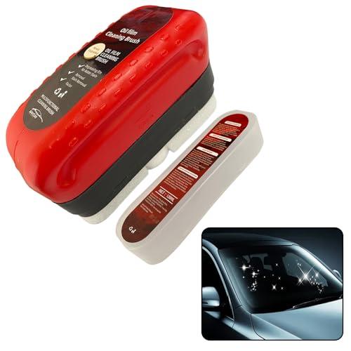 HYILUFEI 車油膜取りブラシ 自動車用ガラス油膜クリーナー 油膜取り 車 ガラス ガラス油膜除去剤 車 ガラス油膜取り最強 視界鮮明 透明 の商品画像