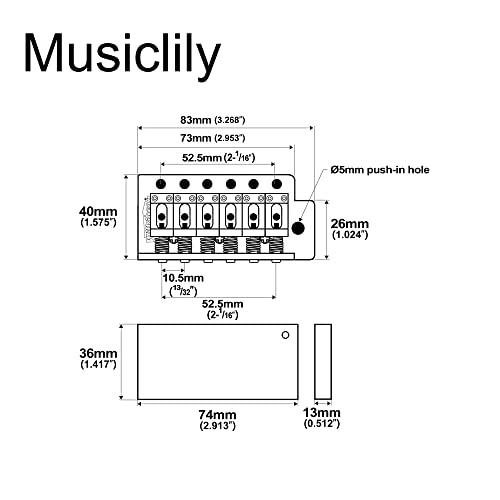 Wilkinson WOV01 10.5mm ヴィンテージ STギターレモロユニット