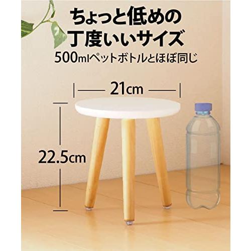 木製 組立式 スツール フラワースタンド 花台 プランタースタンド 2個 フラワースタンド 2個セット おしゃれ 木製 スツール 花台 植物台 置き