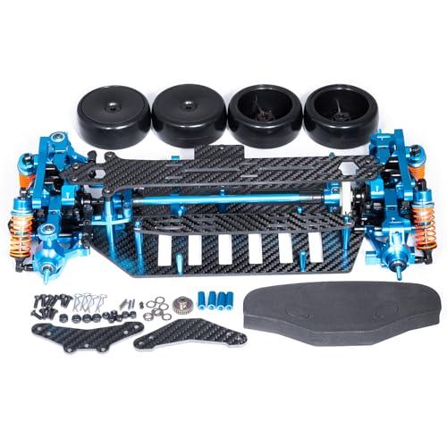 TRZX 合金とカーボン RC シャーシ シャフト ドライブ ツーリングカー