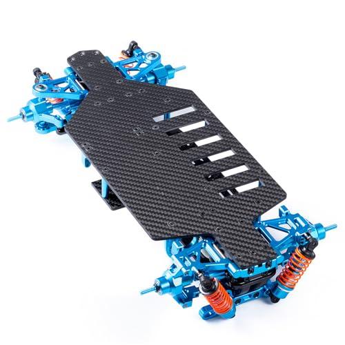 TRZX 合金とカーボン RC シャーシ シャフト ドライブ ツーリングカー