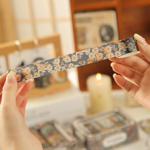 Songdao 12巻 京都風雲 マスキングテープ セット 花のアート・接着