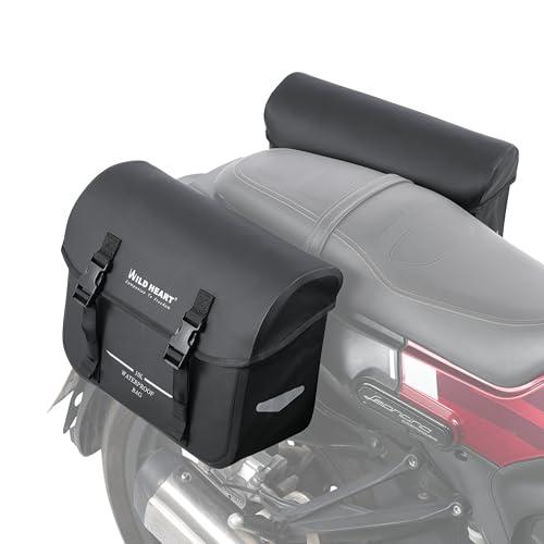 WILD HEART オートバイサドルバッグ防水バッグレトロテールバッグ 20L