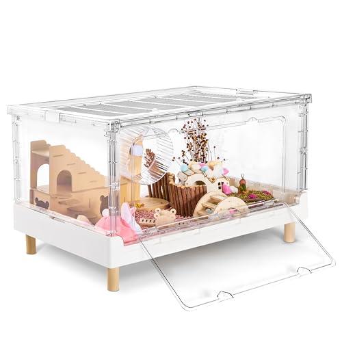 Ruexue ハムスターケージ＆モルモットケージ、小動物ペット用の