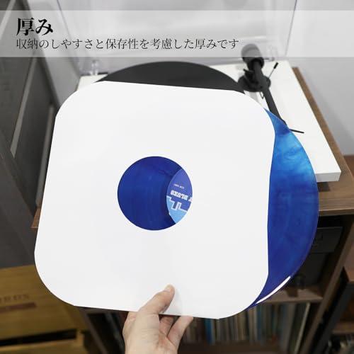 レコード内袋 12インチ用 LPレコード保護袋 LPケース 紙製 内袋 無酸性