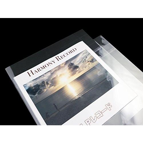 LP OPP袋 1000枚 テープ付 外袋 12インチ レコード 保護袋 のり付 レコード袋12インチ LPレコード用 本体側開閉自在テープ付 OPP袋