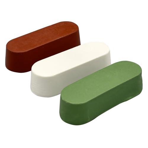 MARUHADO バフ用研磨剤 鏡面仕上げ 青棒 白棒 赤棒 金属磨き