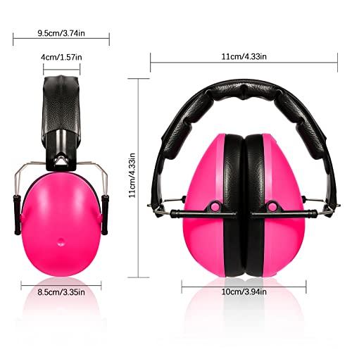 [YINXN] 騒音防止の安全イヤーマフ 聴覚保護ヘッドフォン 遮音耳あて 調整可能なヘッドバンド付き 耳カバー