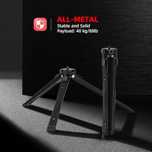 Zeadio ヘビーデューティ 金属三脚スタンド - 高さ調整可能 多用途