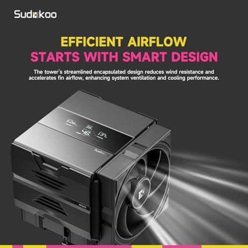 Sudokoo SK620V AM5 空冷クーラー：AM5専用 6ヒートパイプ デュアル