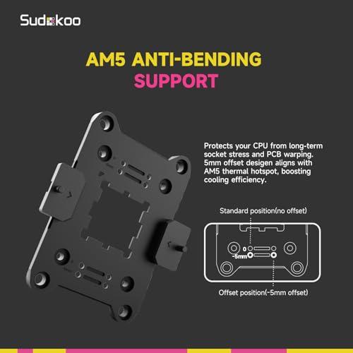 Sudokoo SK620V AM5 空冷クーラー：AM5専用 6ヒートパイプ デュアル