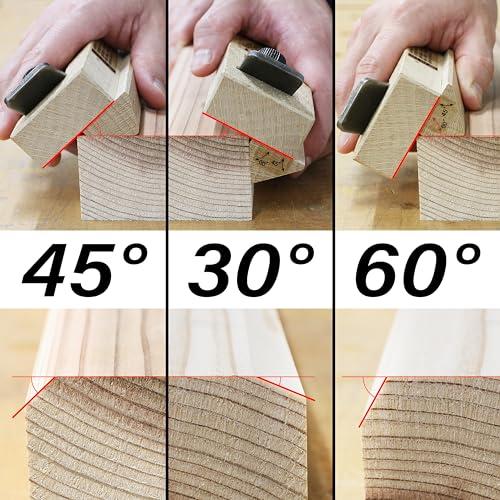 角利KAKURI 替刃式 細工鉋 角面取カンナ 30度/45度/60度で面取り ネジ