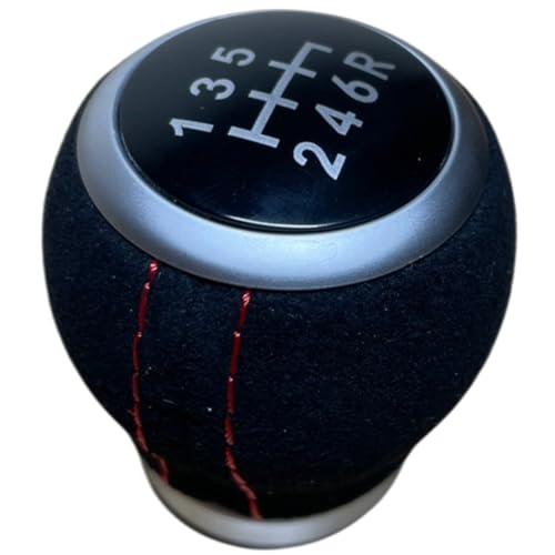 YESprime 社外 シフト ノブ 6速 MT ヘッド スバル スウェード 車 交換 トヨタ ステッチ 86 ZN6 GR ZC6 BRZ 黒