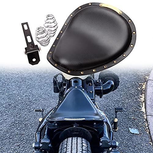 バイクシート ソロシート 合革 スプリング ブラケット リベット