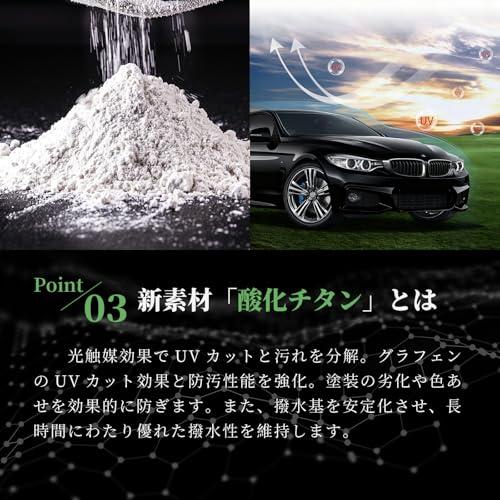 2025新開発グラフェンセラミックコーティング剤 車 超撥水＆新車級の艶
